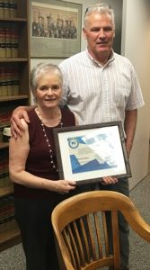 Photo of Marian Bhate and Brendan O'Neill