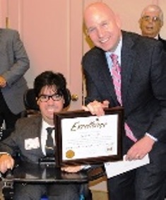 Photo of Santino Ceccotti and former Delaware Governor Jack Markell